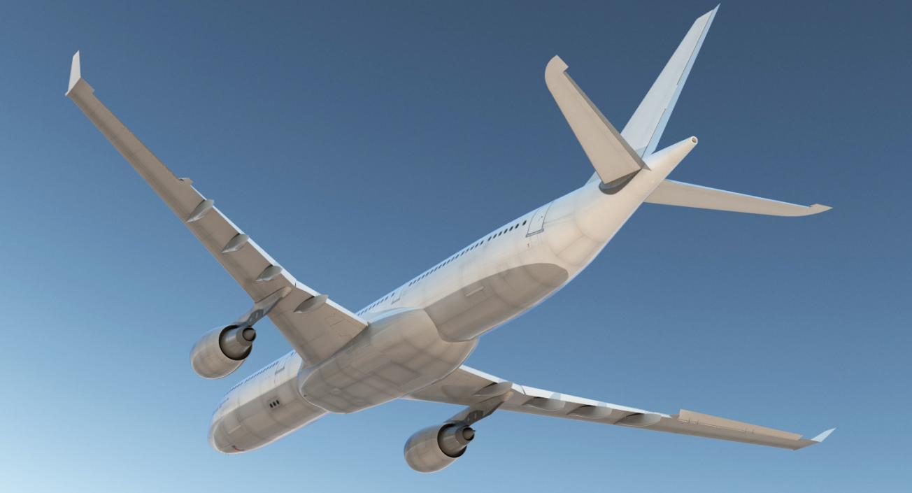 3D Jet Airliner Airbus A330-300 Generic