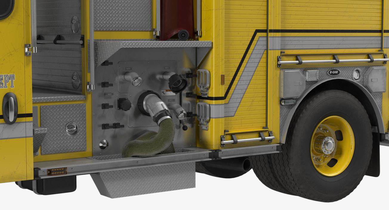 Fire Apparatus E-One Quest Wyoming 3D model