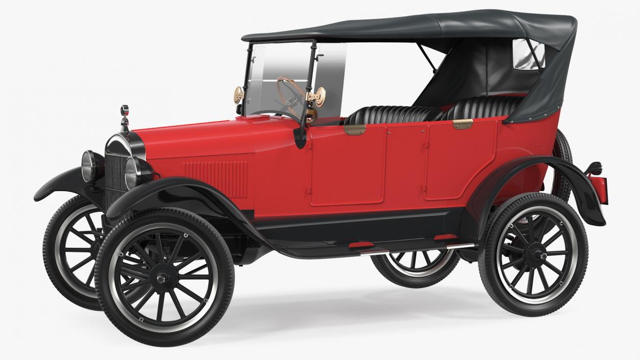 3D model Vintage 20s Car Generic Rigged