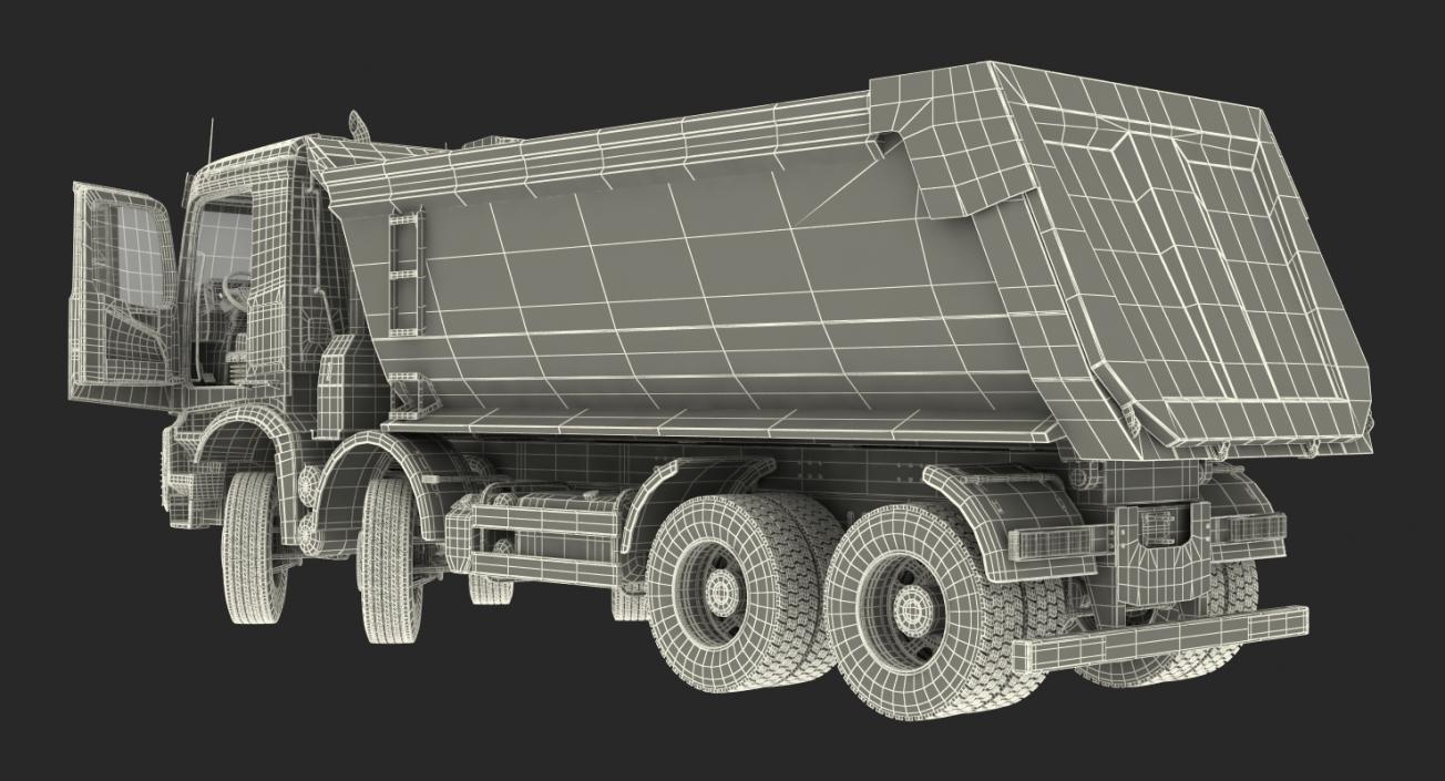 Mercedes Benz Arocs 8X8 Dump Truck 3D model