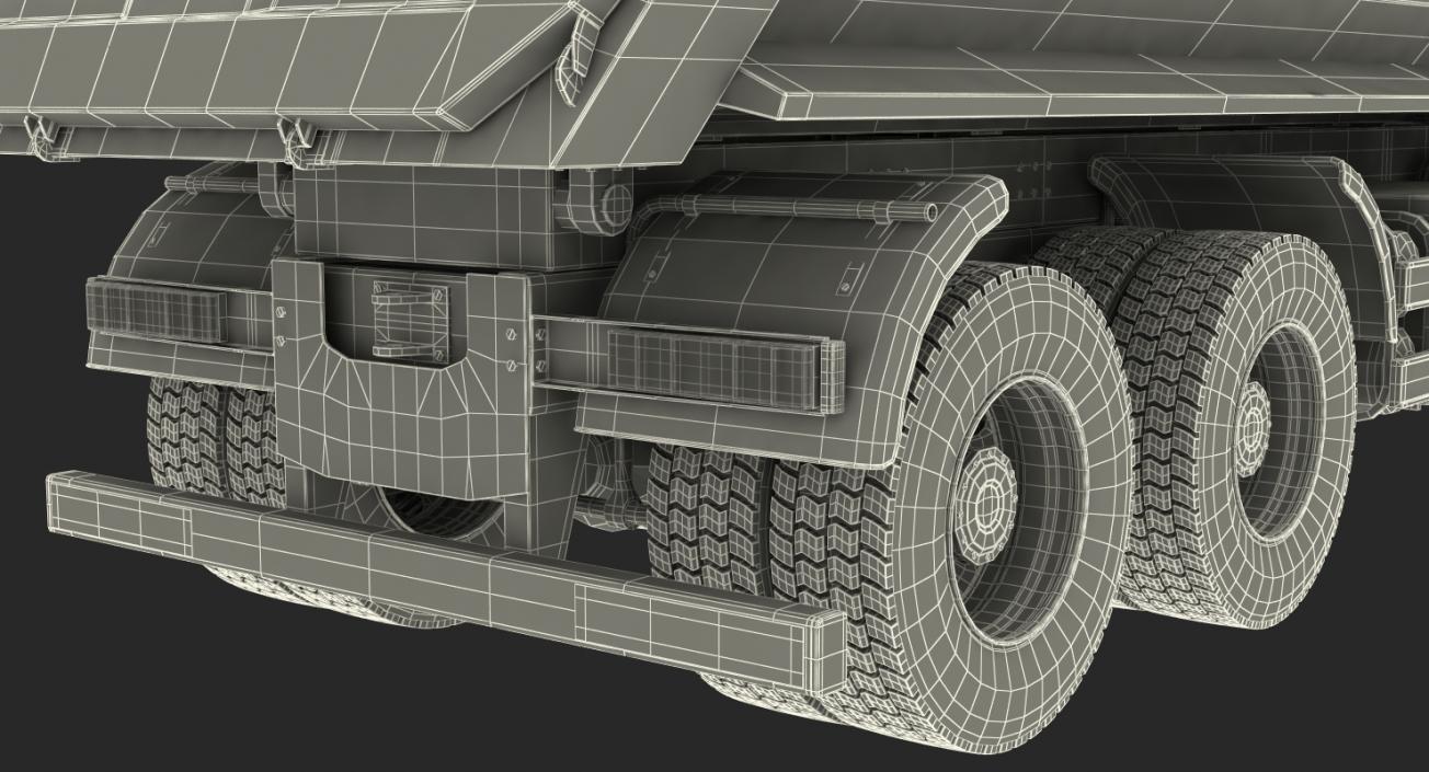 Mercedes Benz Arocs 8X8 Dump Truck 3D model