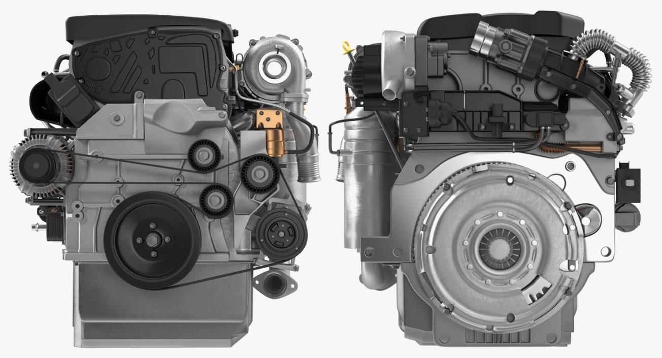 3D model Turbo Diesel Engine Chevrolet Cruze
