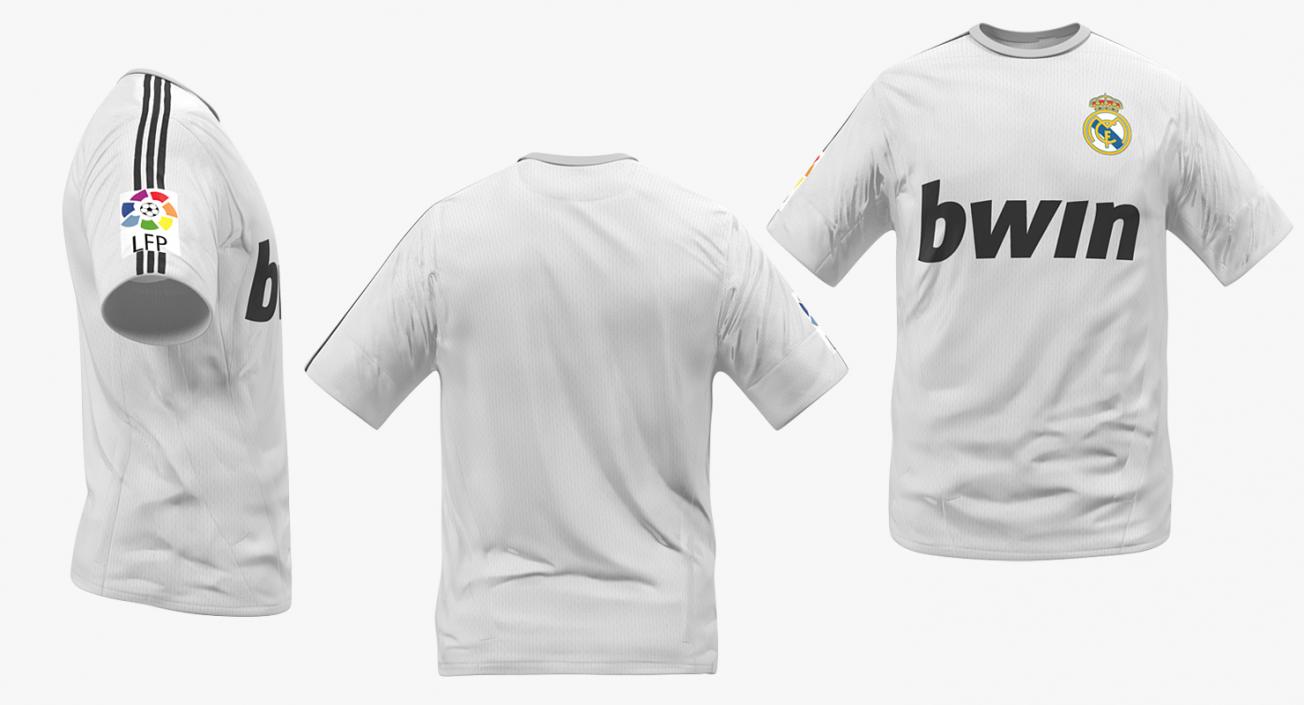3D Soccer T-Shirt Real Madrid 2 model