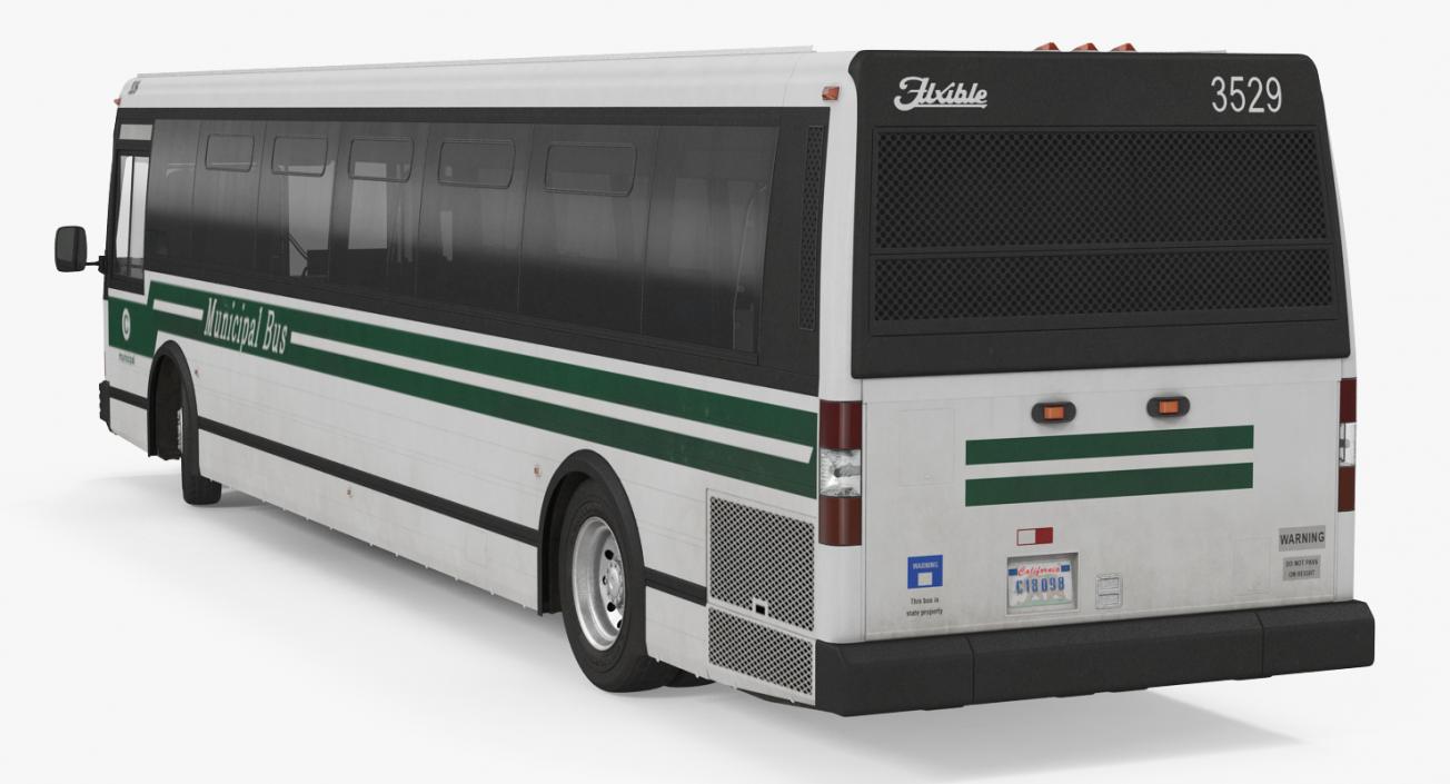 Flxible Metro D Transit Bus 3D