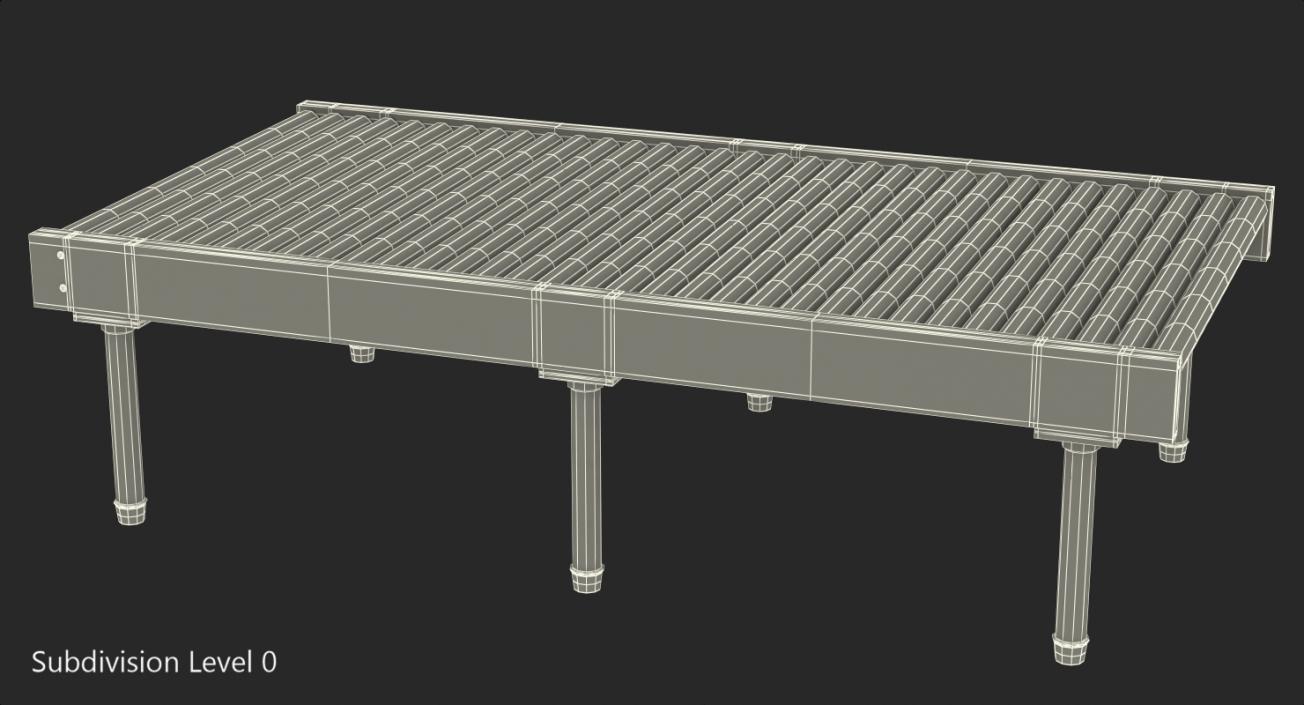 3D model Roller Conveyor