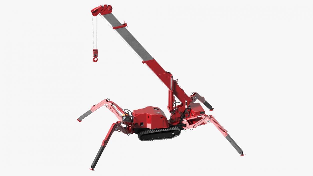 3D model Spider Mini Crane Unfolded Position