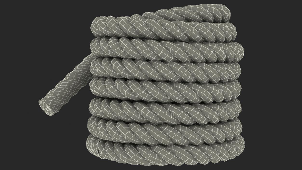 3D Heavy Training Rope Folded