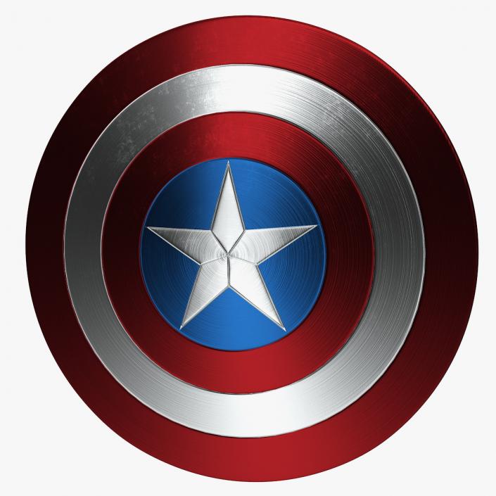 Captain America Shield 3D