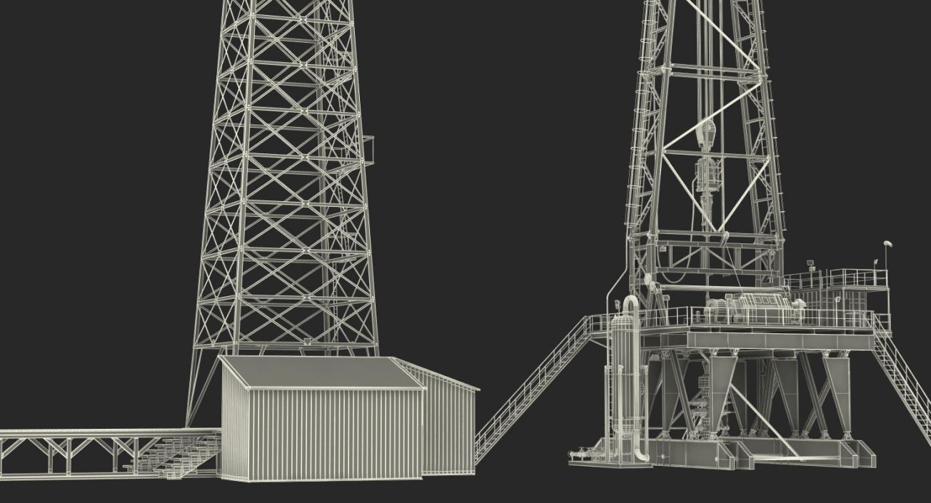 3D model Oil Production Equipment Collection