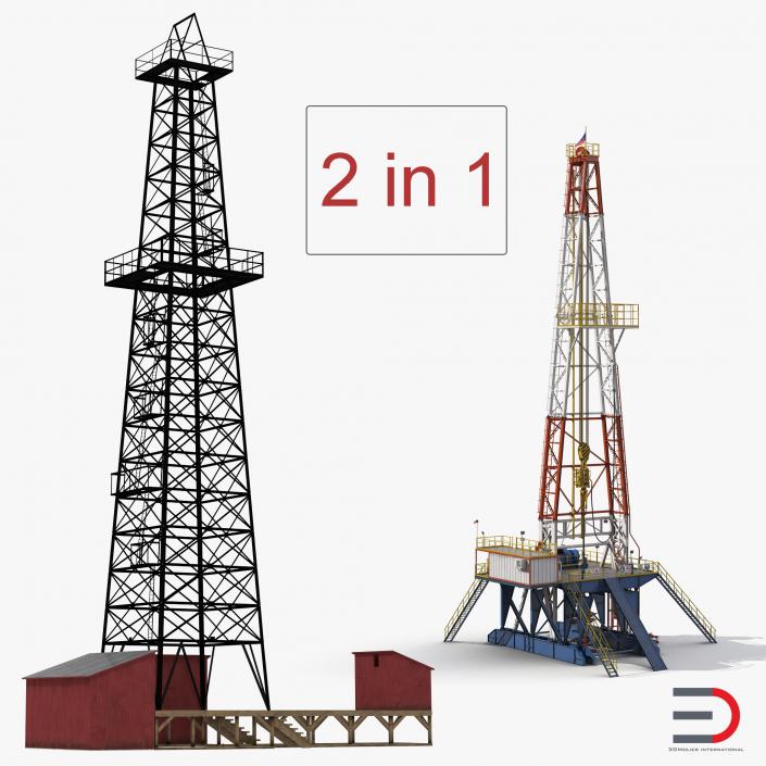 3D model Oil Production Equipment Collection