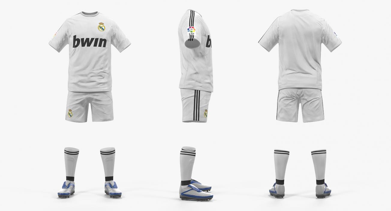 3D Soccer Uniform Real Madrid