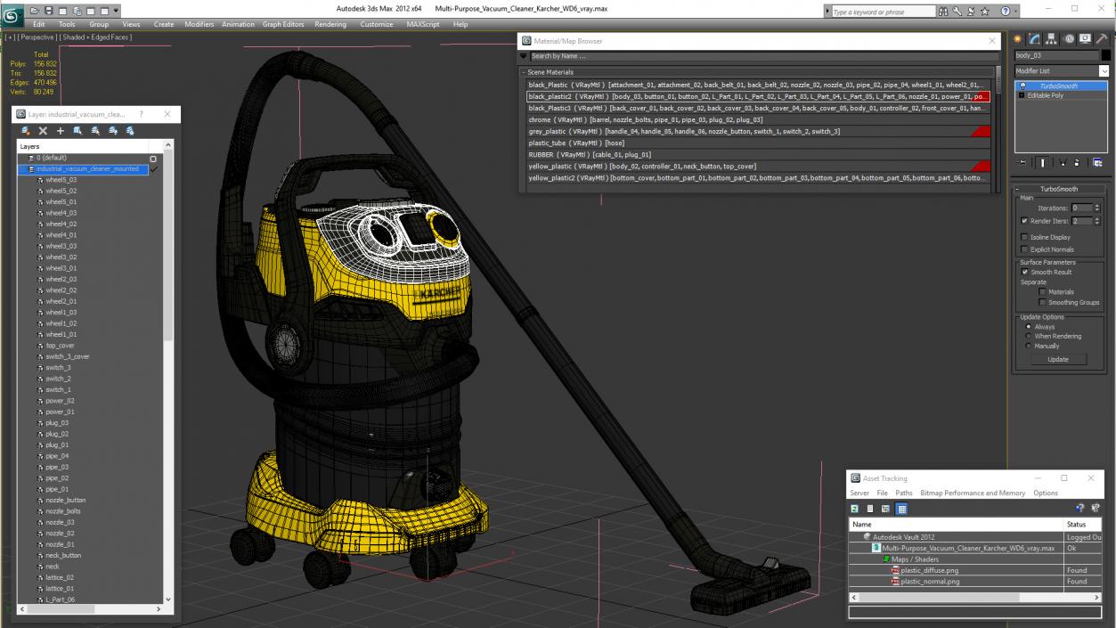 3D model Multi-Purpose Vacuum Cleaner Karcher WD6