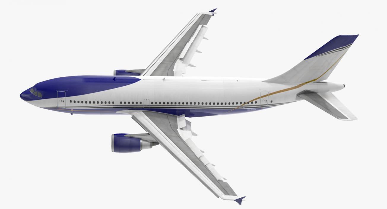 Airbus A310-300 Rigged 3D