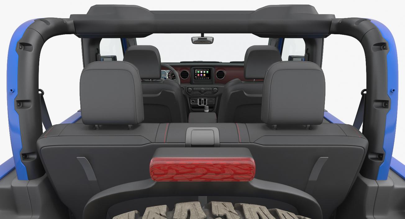 3D 4x4 Jeep Wrangler Dirty model