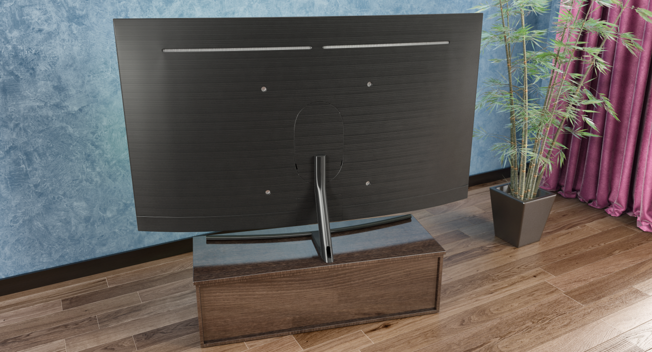 3D Smart QLED TV model