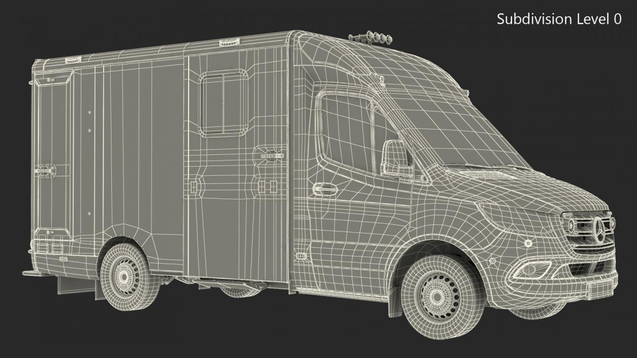 3D ASB Mercedes Sprinter Ambulance