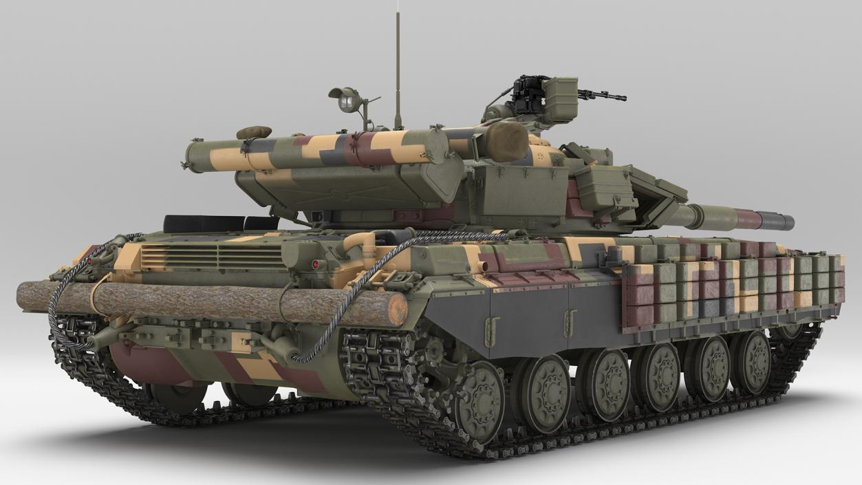 3D T-64 BV Main Battle Tank Camo Clean model - TurboSquid 1980692