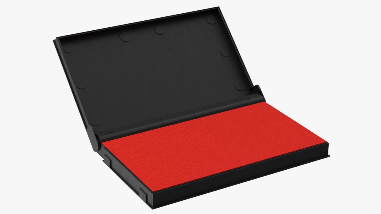 Stamp Ink Pad Red 3D