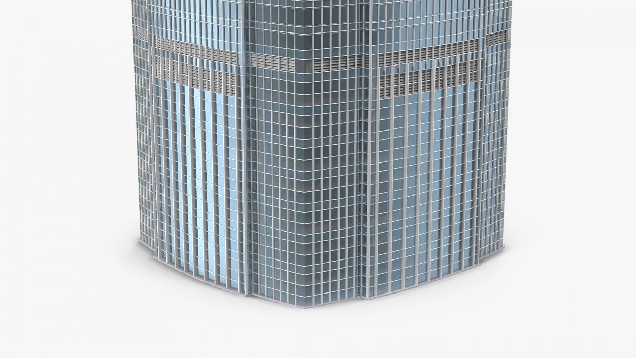3D Hong Kong International Finance Centre model