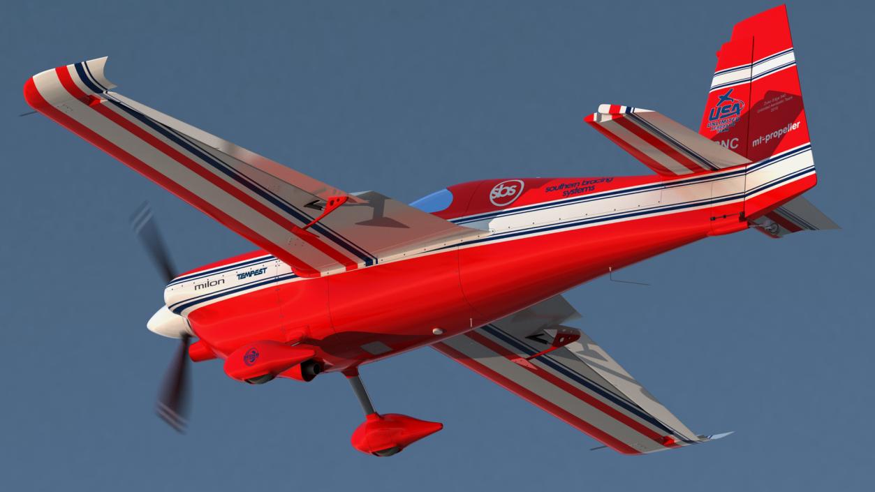 3D Aerobatic Aircraft Zivko Edge 540 model