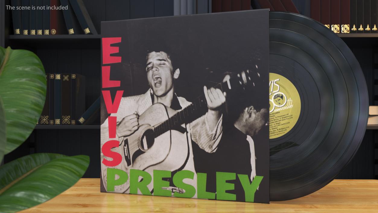 3D model Vintage Vinyl Album Elvis