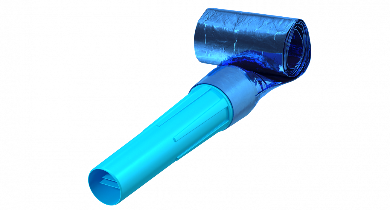 3D Blue Air Whistle