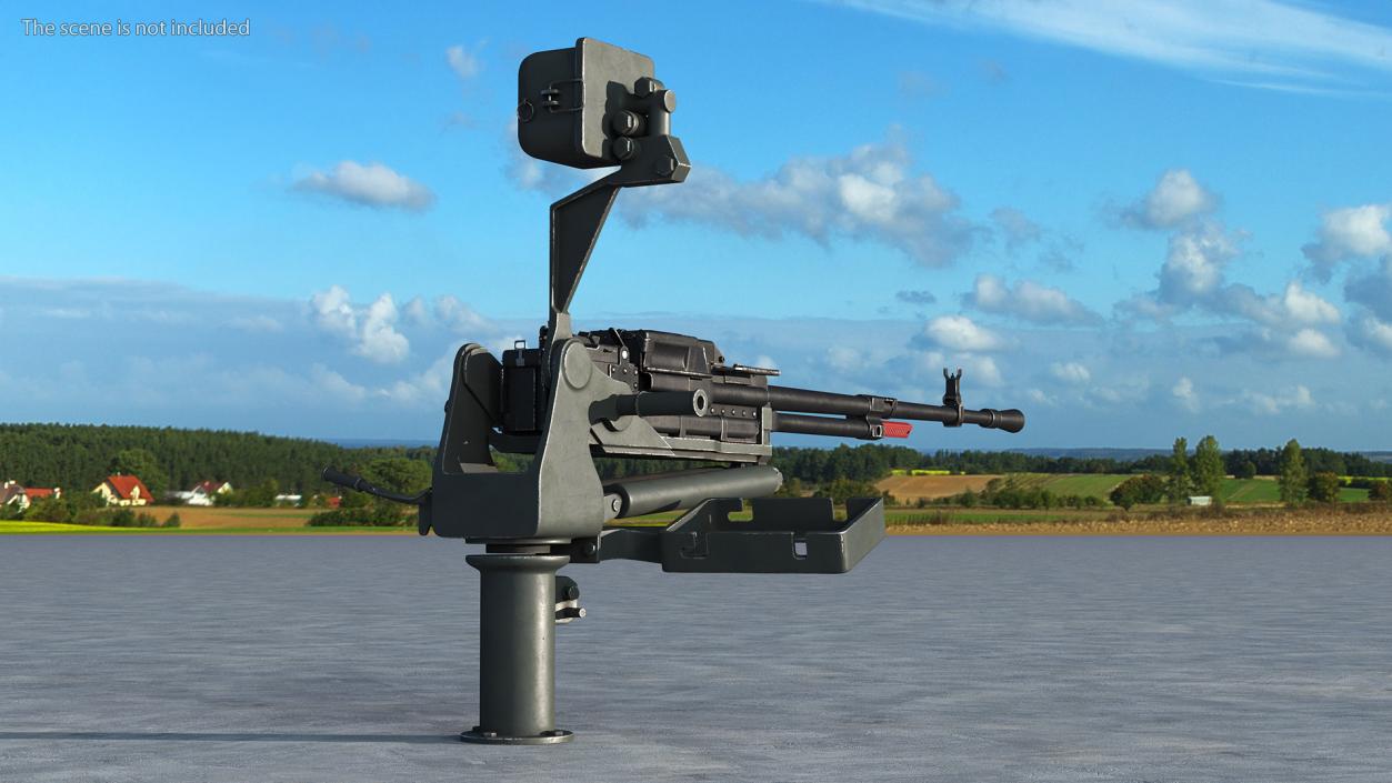 3D NSV Utyos Machine Gun