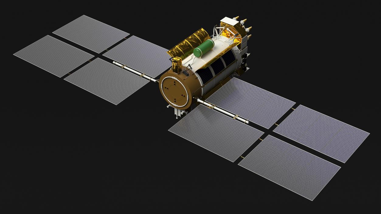 Satellite GLONASS-M 3D model