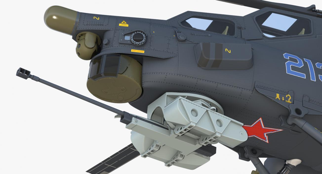3D model Attack Helicopter MI-28H Havoc