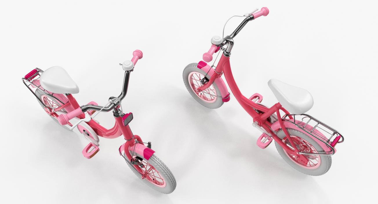 3D model Girls Kids Bike