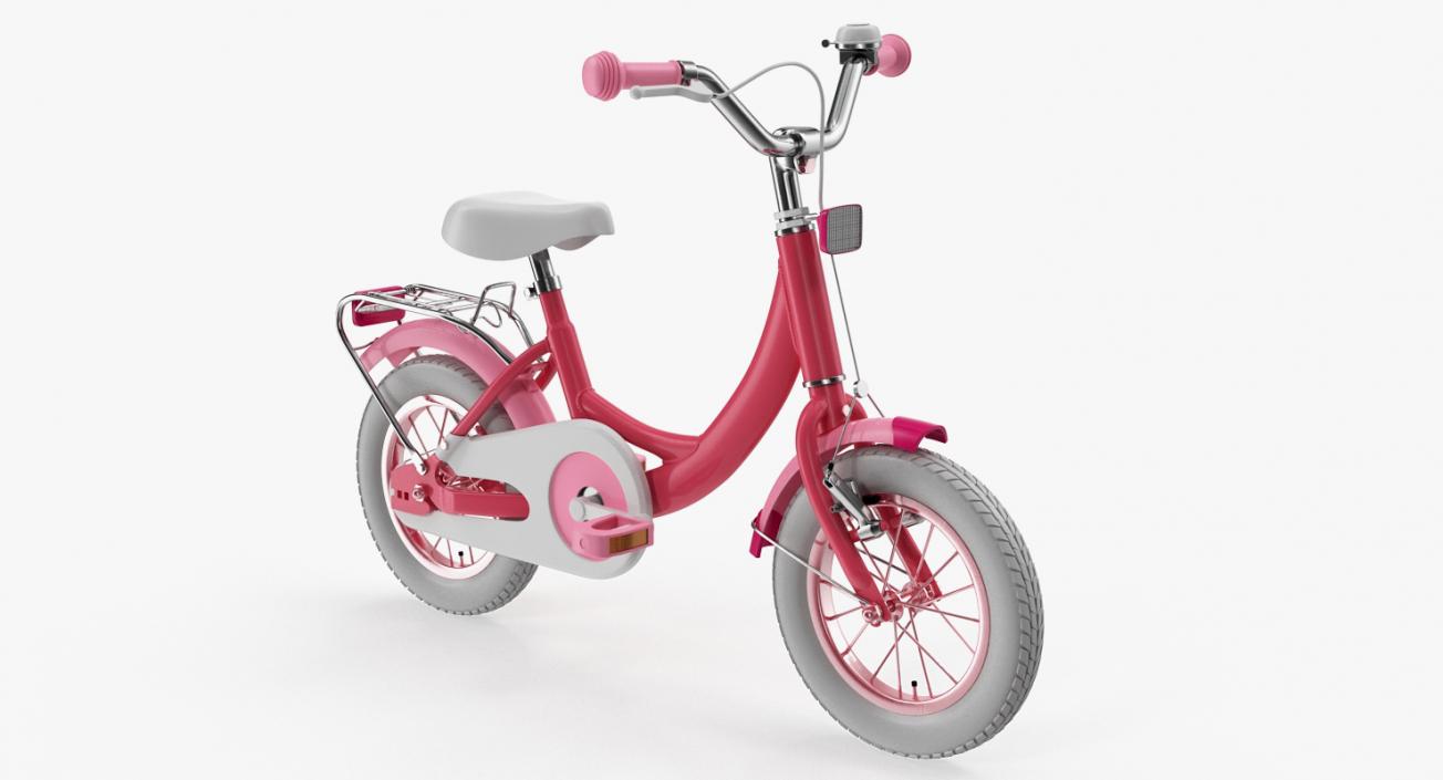 3D model Girls Kids Bike