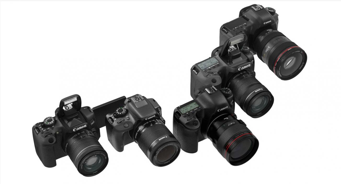 3D Canon Cameras Collection 2
