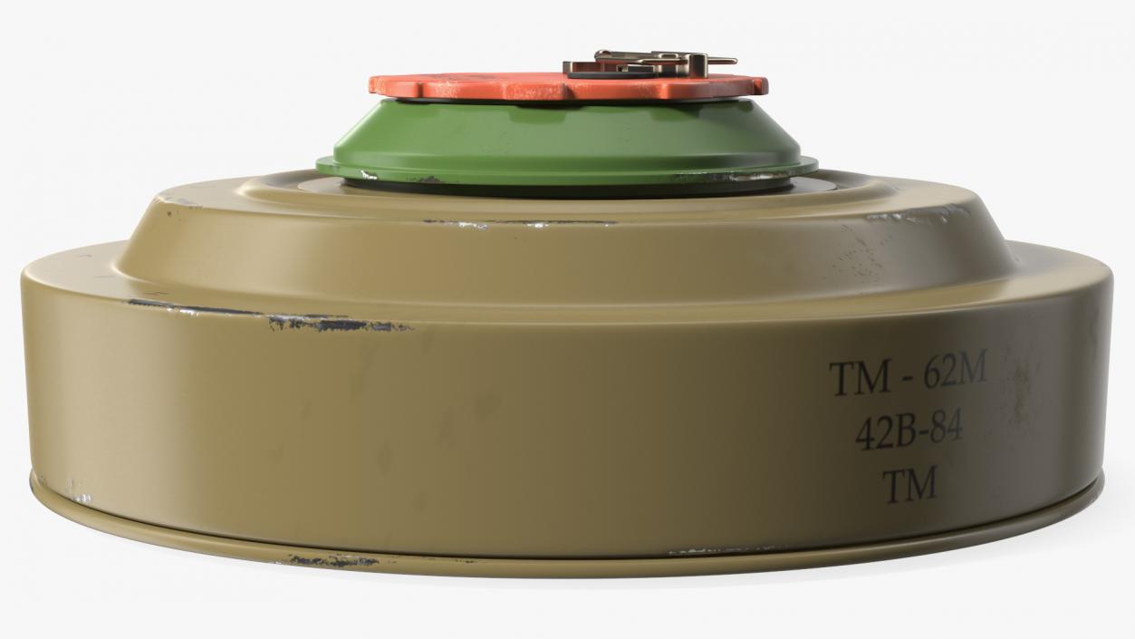 3D model Anti Tank Blast Mine TM-62 Old