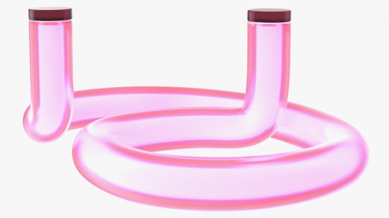 3D Glowing Neon Tube Light Digit 9