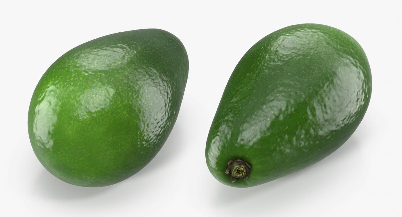 3D Whole Avocado model