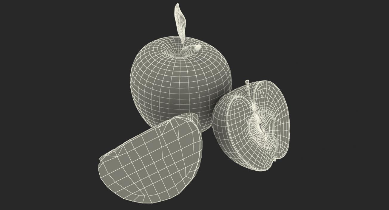 Apple Fruit Collection 2 3D model