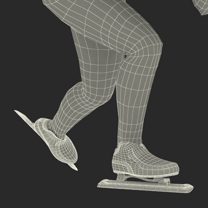 3D Speed Skater 2 Pose 3