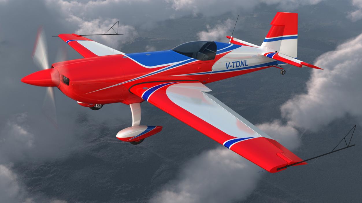 3D Aerobatic Monoplane Extra EA-300 Aircraft