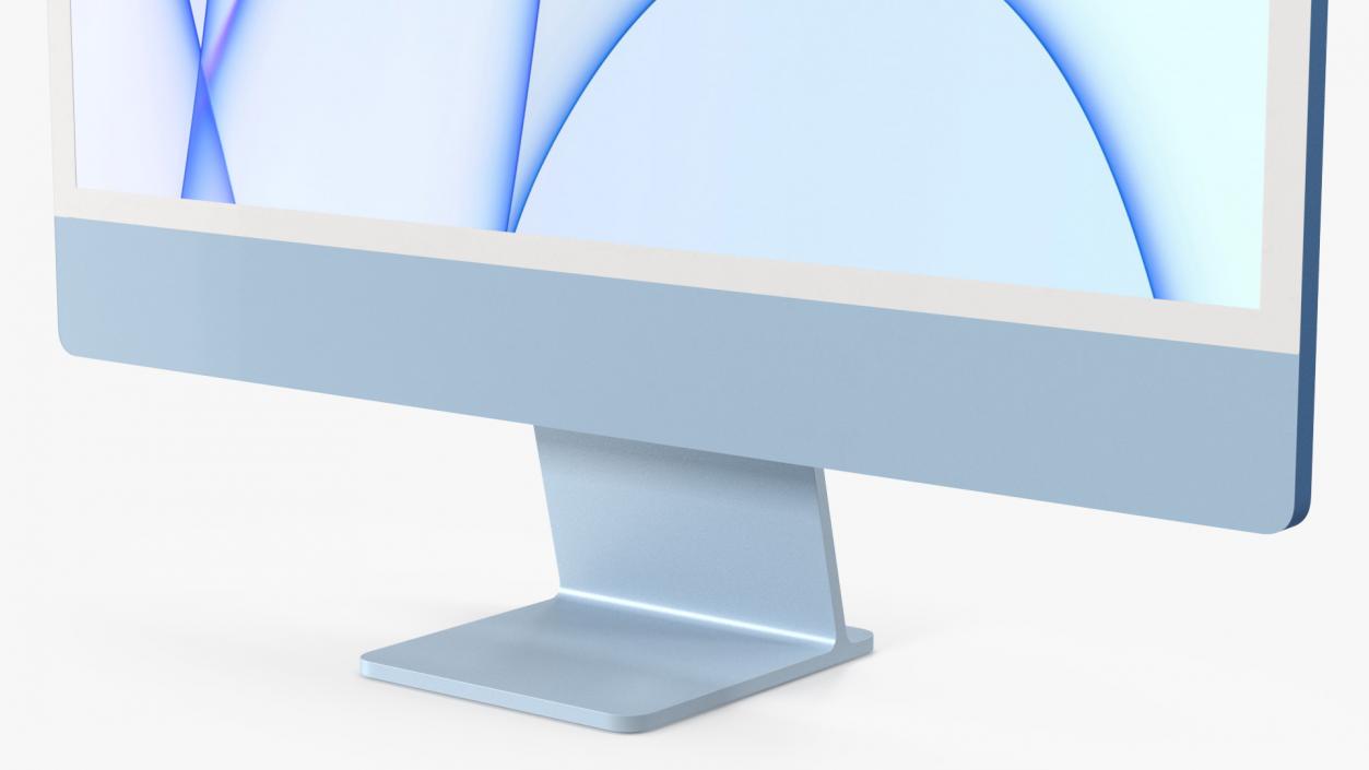 3D model Apple iMac 2021 Blue