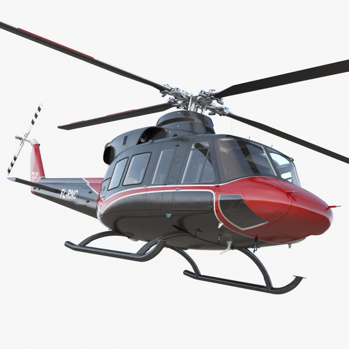 3D model Offshore Helicopter Bell 412EP