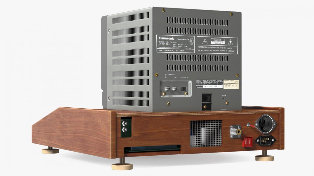 3D Vintage Personal Computer Apple 1 model