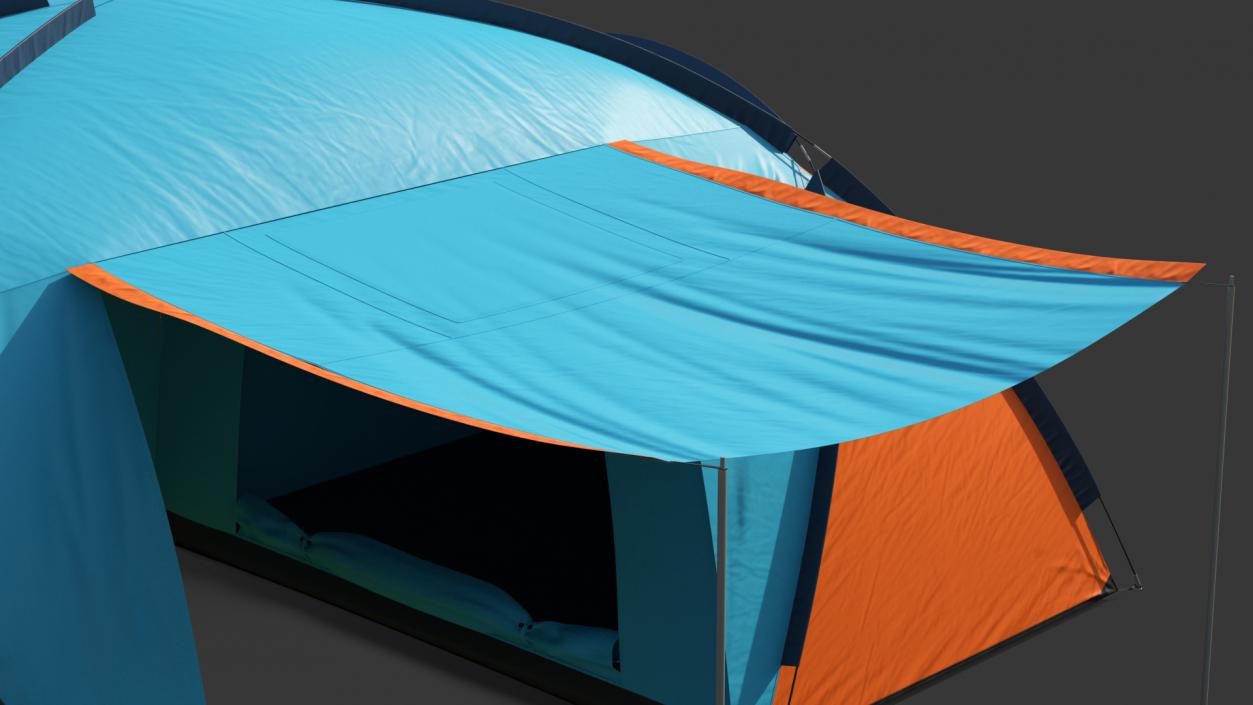 3D model Bellamore Gift Outdoor Camping Tent Open