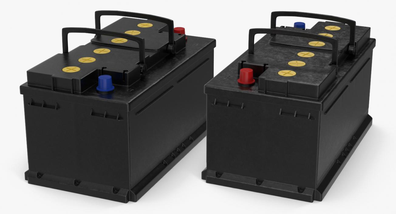 3D model Car Battery 12V