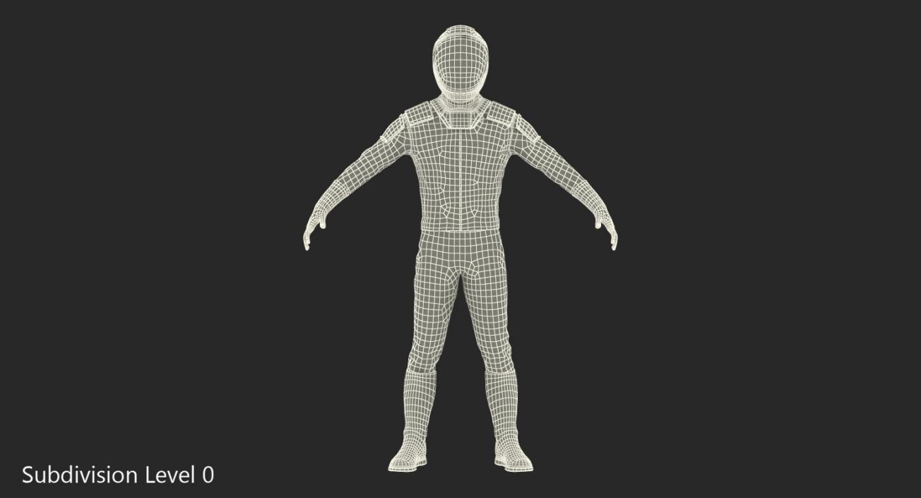 3D Futuristic Space Suit