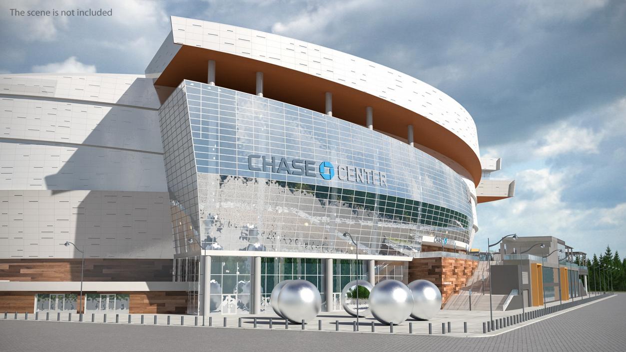 3D Chase Center Arena model