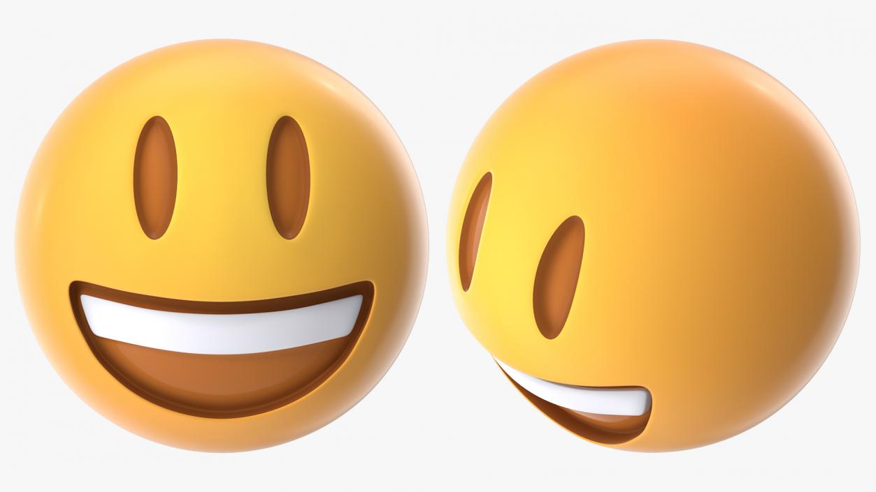 3D Smiling Emoji model