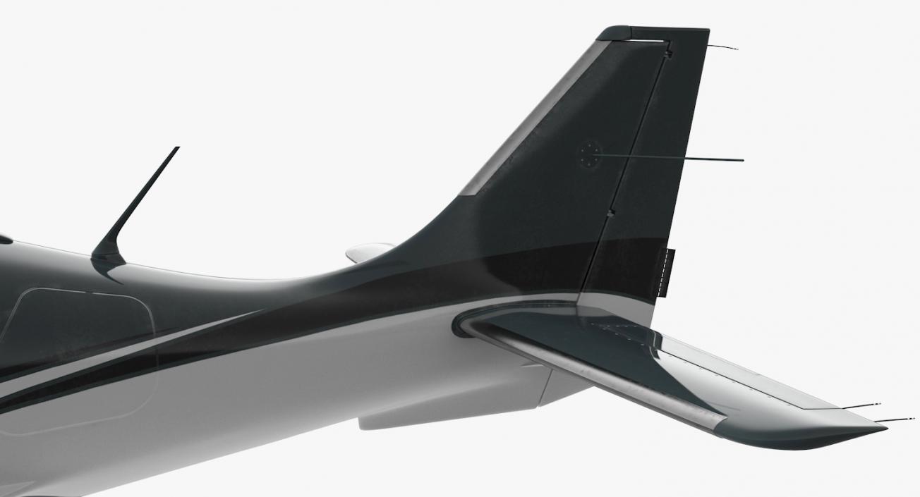 4 Seater Private Plane 3D