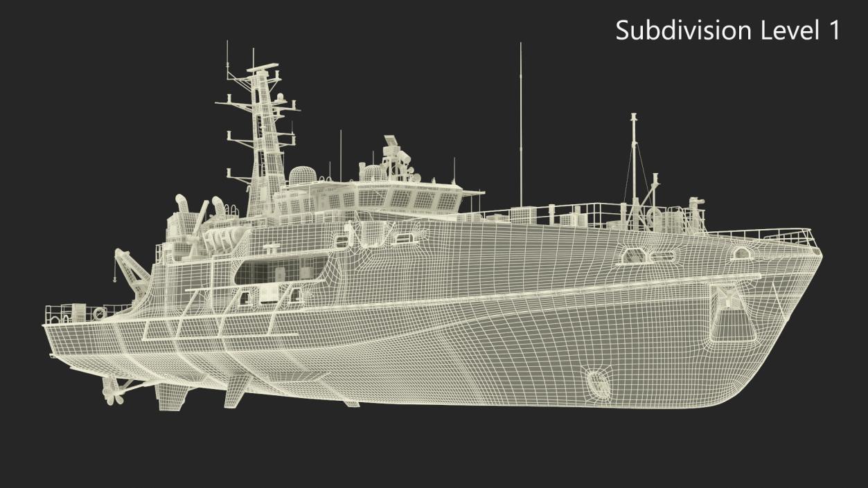 3D Australian Defence Vessel Cape Otway