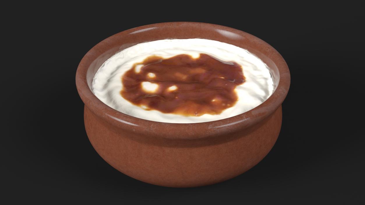 3D Turkish Baked Rice Pudding