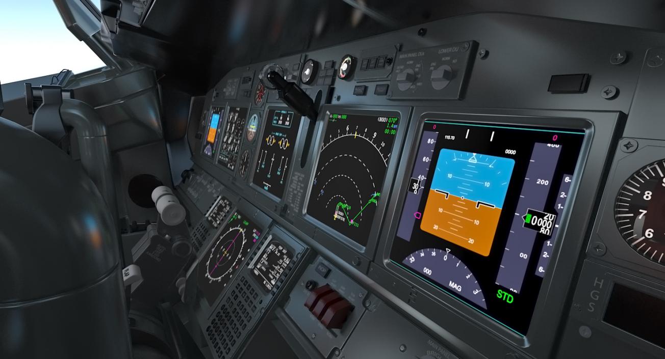 Boeing 737 800 With Interior Southwest Airlines 3d 3d